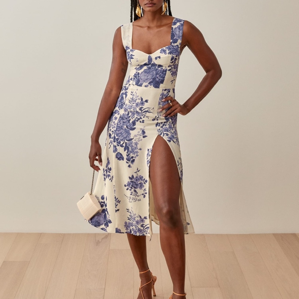 NWT Reformation Fulton Dress in Jaspar